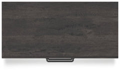 Hollivern Dark Gray Five Drawer Chest - Ornate Home