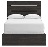 Hollivern Dark Gray Full Panel Bed, Dresser and Mirror (Online Special Price) - Ornate Home