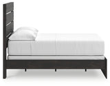 Hollivern Dark Gray Full Panel Bed, Dresser and Mirror (Online Special Price) - Ornate Home