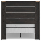 Hollivern Dark Gray Full Panel Bed, Dresser and Mirror (Online Special Price) - Ornate Home