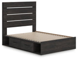 Hollivern Dark Gray Full Panel Storage Youth Bed (Online Special Price) - Ornate Home