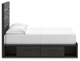 Hollivern Dark Gray Full Panel Storage Youth Bed (Online Special Price) - Ornate Home