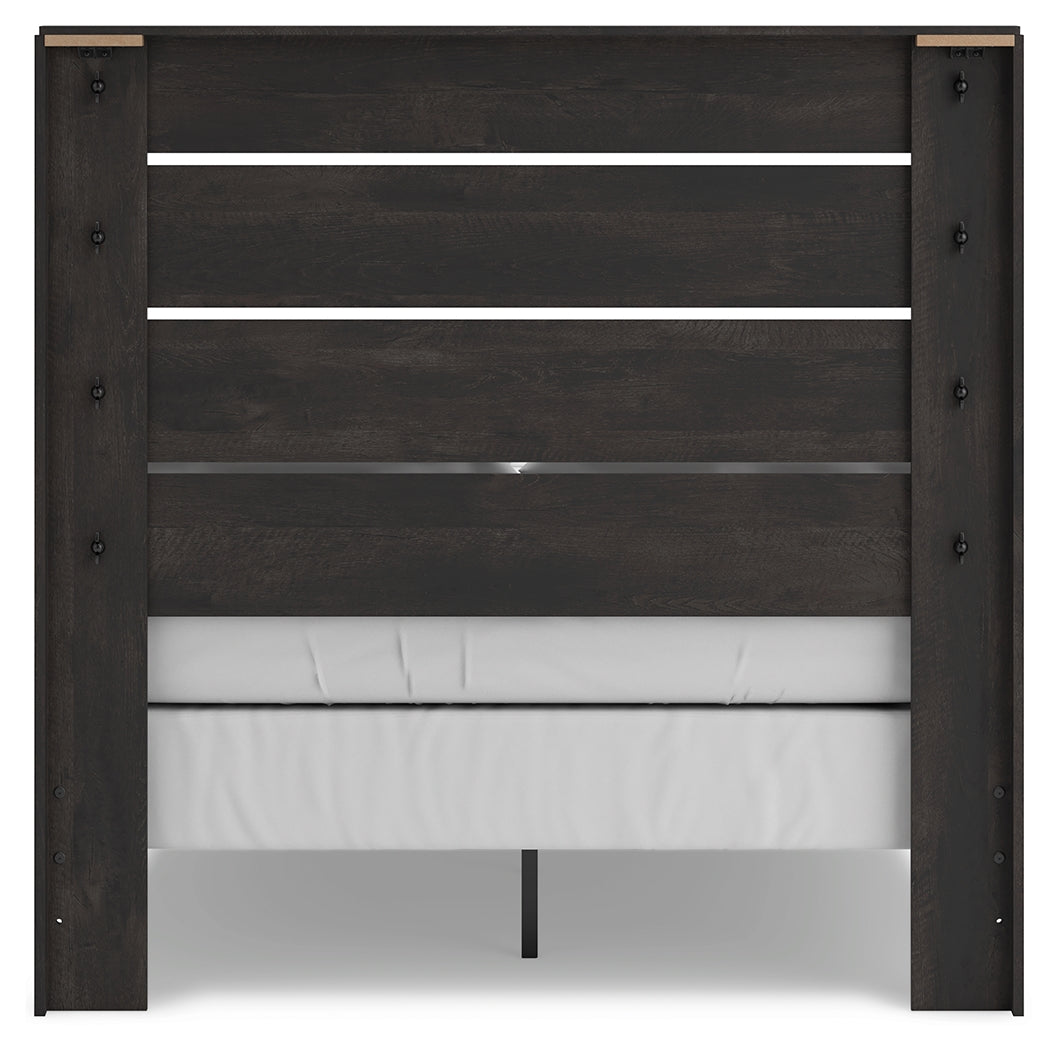 Hollivern Dark Gray Full Panel Youth Bed (Online Special Price) - Ornate Home