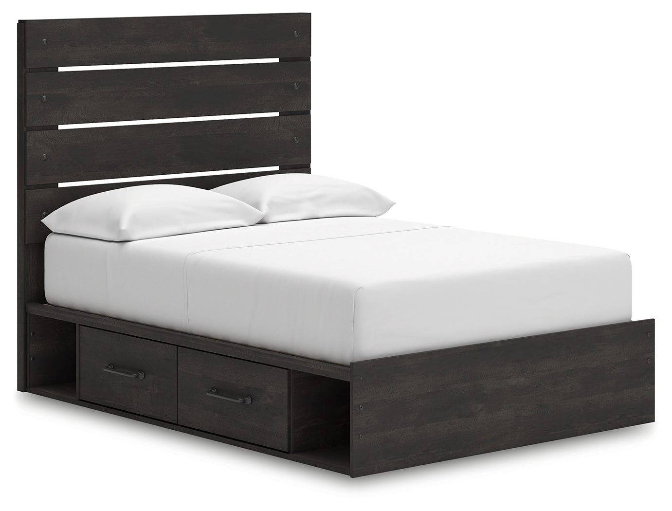 Hollivern Dark Gray Full Panel Youth Bed w/Storage (Online Special Price) - Ornate Home