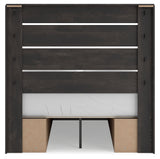 Hollivern Dark Gray Full Panel Youth Bed w/Storage (Online Special Price) - Ornate Home
