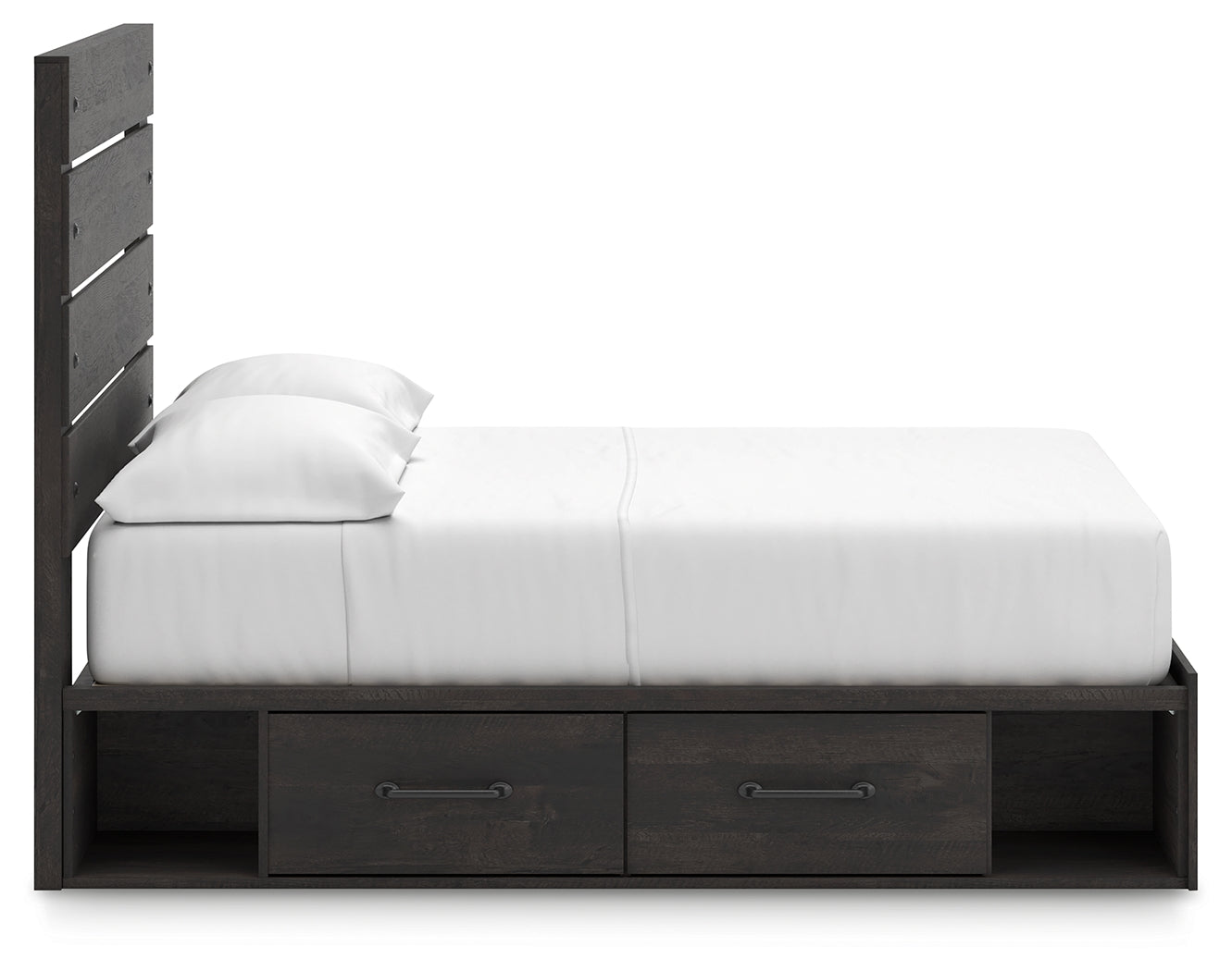 Hollivern Dark Gray Full Panel Youth Bed w/Storage (Online Special Price) - Ornate Home