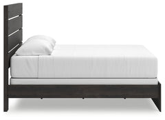 Hollivern Dark Gray King Panel Bed - Ornate Home