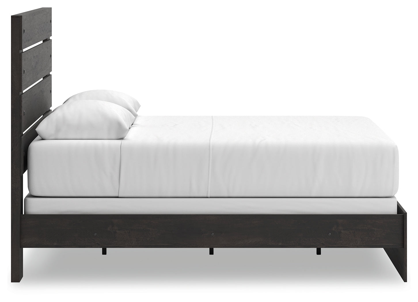 Hollivern Dark Gray Queen Panel Bed, Dresser and Mirror (Online Special Price) - Ornate Home