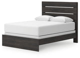 Hollivern Dark Gray Queen Panel Bed, Dresser and Mirror (Online Special Price) - Ornate Home