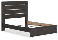 Hollivern Dark Gray Queen Panel Bed - Ornate Home