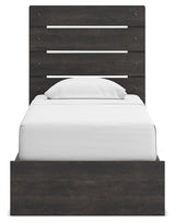 Hollivern Dark Gray Twin Panel Storage Bed, Dresser, Mirror and Chest (Online Special Price) - Ornate Home