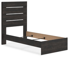 Hollivern Dark Gray Twin Panel Youth Bed - Ornate Home