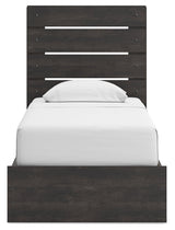 Hollivern Dark Gray Twin Panel Youth Bed w/Storage (Online Special Price) - Ornate Home