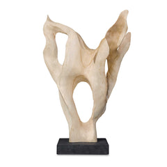Hollow Form Teak Indoor-Outdoor Sculpture - Ornate Home