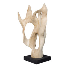 Hollow Form Teak Indoor-Outdoor Sculpture - Ornate Home