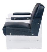 Holloway Blue Armchair - Ornate Home
