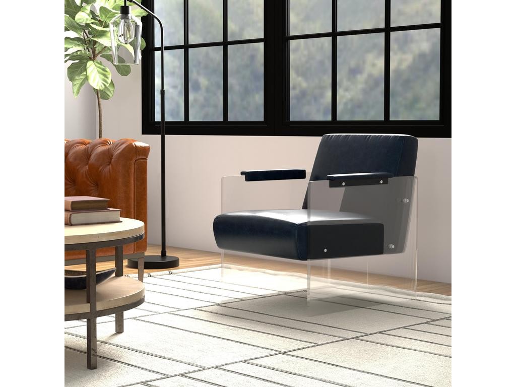 Holloway Blue Armchair - Ornate Home