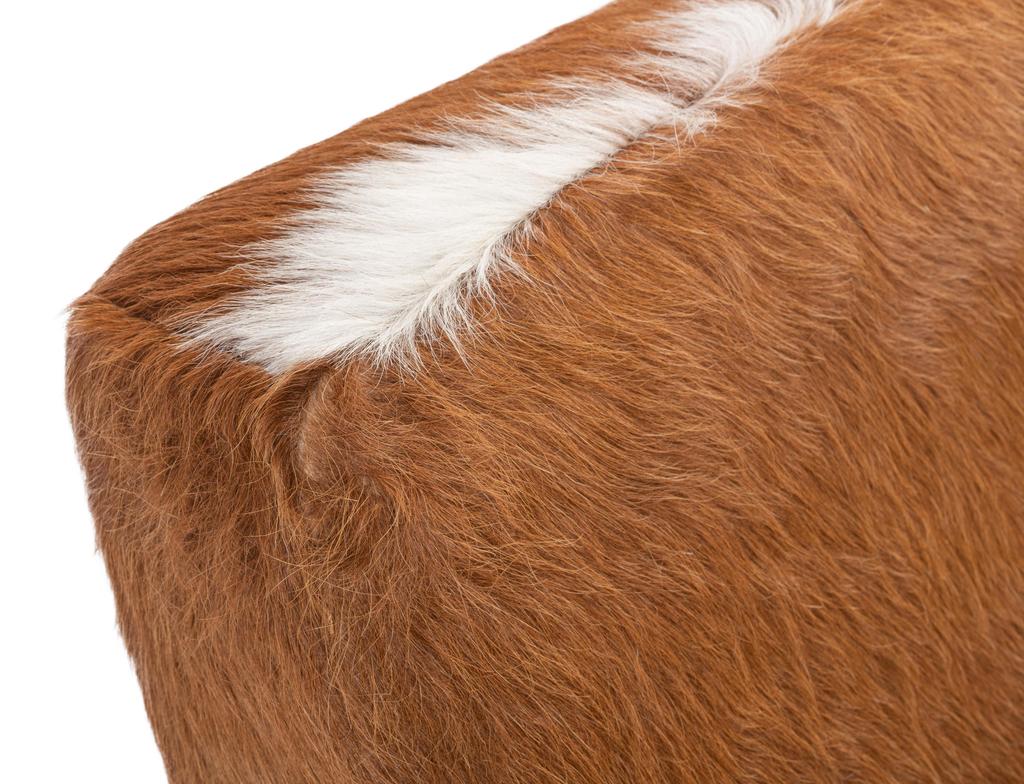 Holloway Brown Cowhide Armchair - Ornate Home