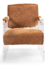 Holloway Brown Cowhide Armchair - Ornate Home