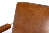 Holloway Brown Leather Armchair - Ornate Home