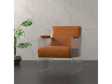 Holloway Brown Leather Armchair - Ornate Home