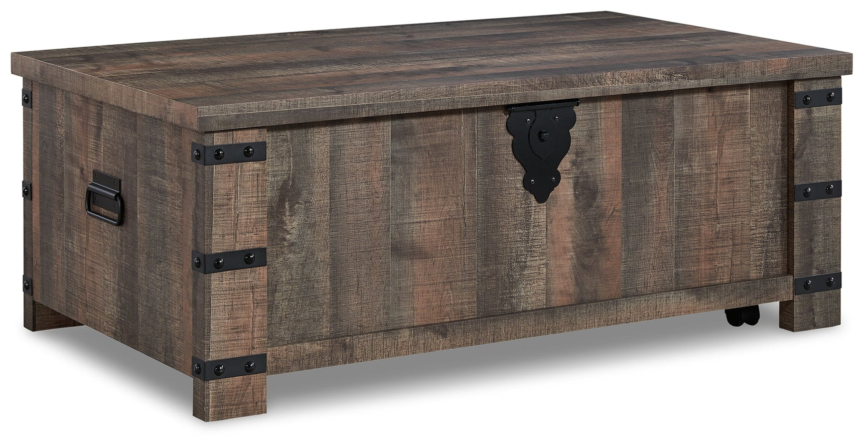 Hollum Rustic Brown Lift-Top Coffee Table (Online Special Price) - Ornate Home