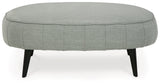 Hollyann Gray Oversized Accent Ottoman (Online Special Price) - Ornate Home