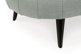 Hollyann Gray Oversized Accent Ottoman (Online Special Price) - Ornate Home