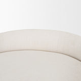 Hollyfield Cream/Gold Fabric Seat Counter Stool - 69452 - Ornate Home