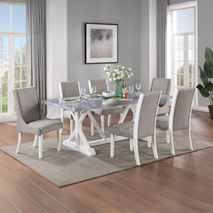 Hollyn Gray Side Chair  (Set of 2) - Ornate Home