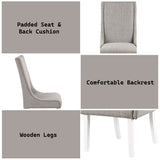 Hollyn Gray Side Chair  (Set of 2) - Ornate Home