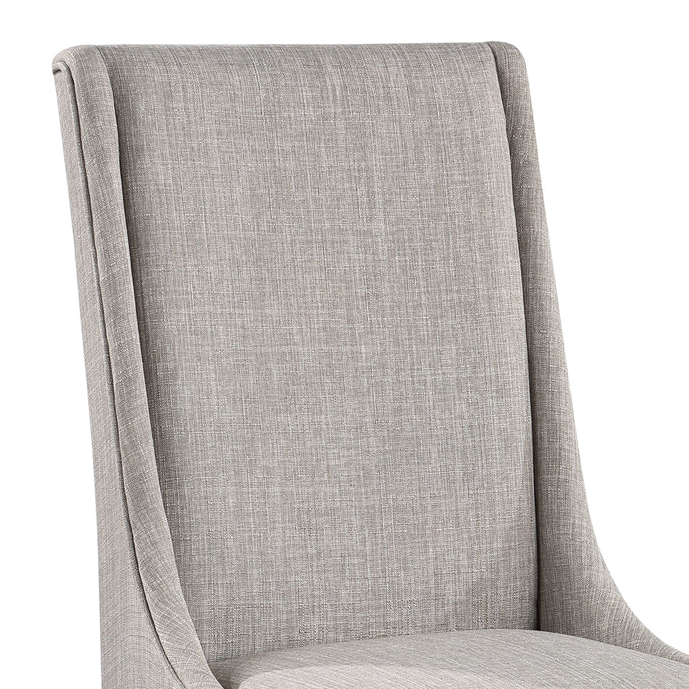 Hollyn Gray Side Chair  (Set of 2) - Ornate Home