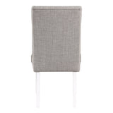 Hollyn Gray Side Chair  (Set of 2) - Ornate Home