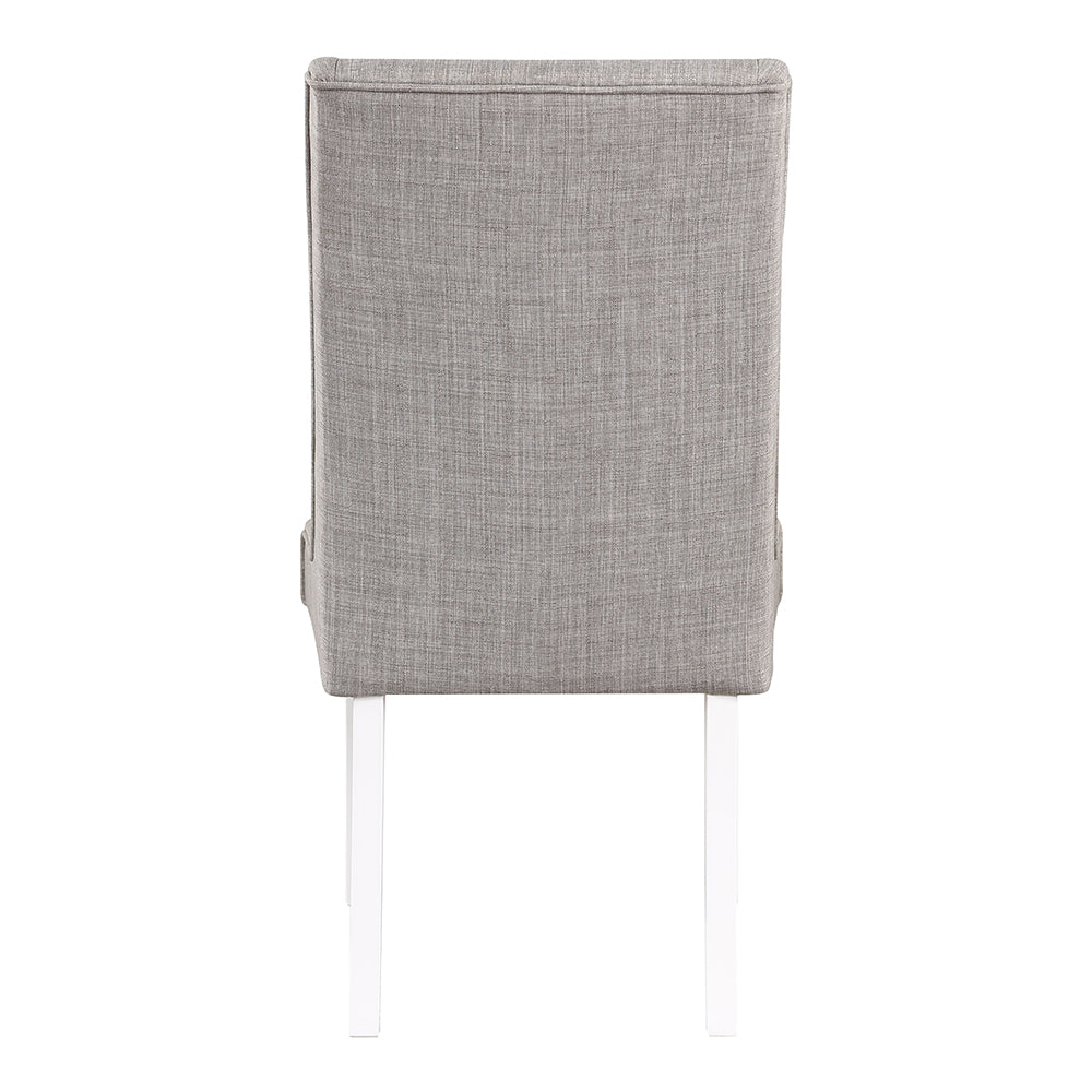 Hollyn Gray Side Chair  (Set of 2) - Ornate Home