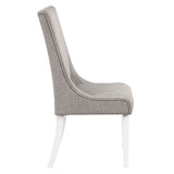 Hollyn Gray Side Chair  (Set of 2) - Ornate Home