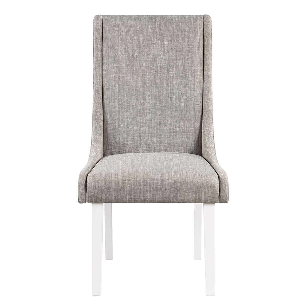 Hollyn Gray Side Chair  (Set of 2) - Ornate Home
