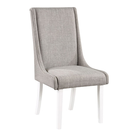 Hollyn Gray Side Chair  (Set of 2) - Ornate Home