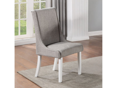 Hollyn Gray Side Chair  (Set of 2) - Ornate Home