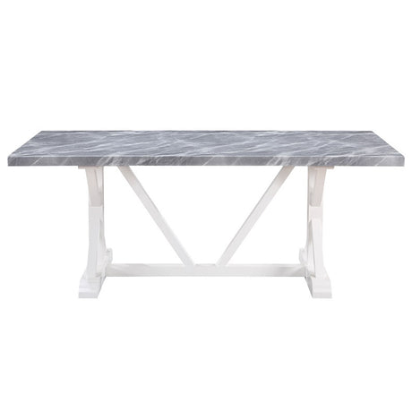 Hollyn White Dining Table - Ornate Home