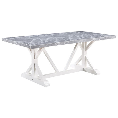 Hollyn White Dining Table - Ornate Home