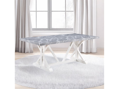 Hollyn White Dining Table - Ornate Home
