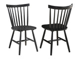 Hollyoak Black Side Chair (Set of 2) - Ornate Home