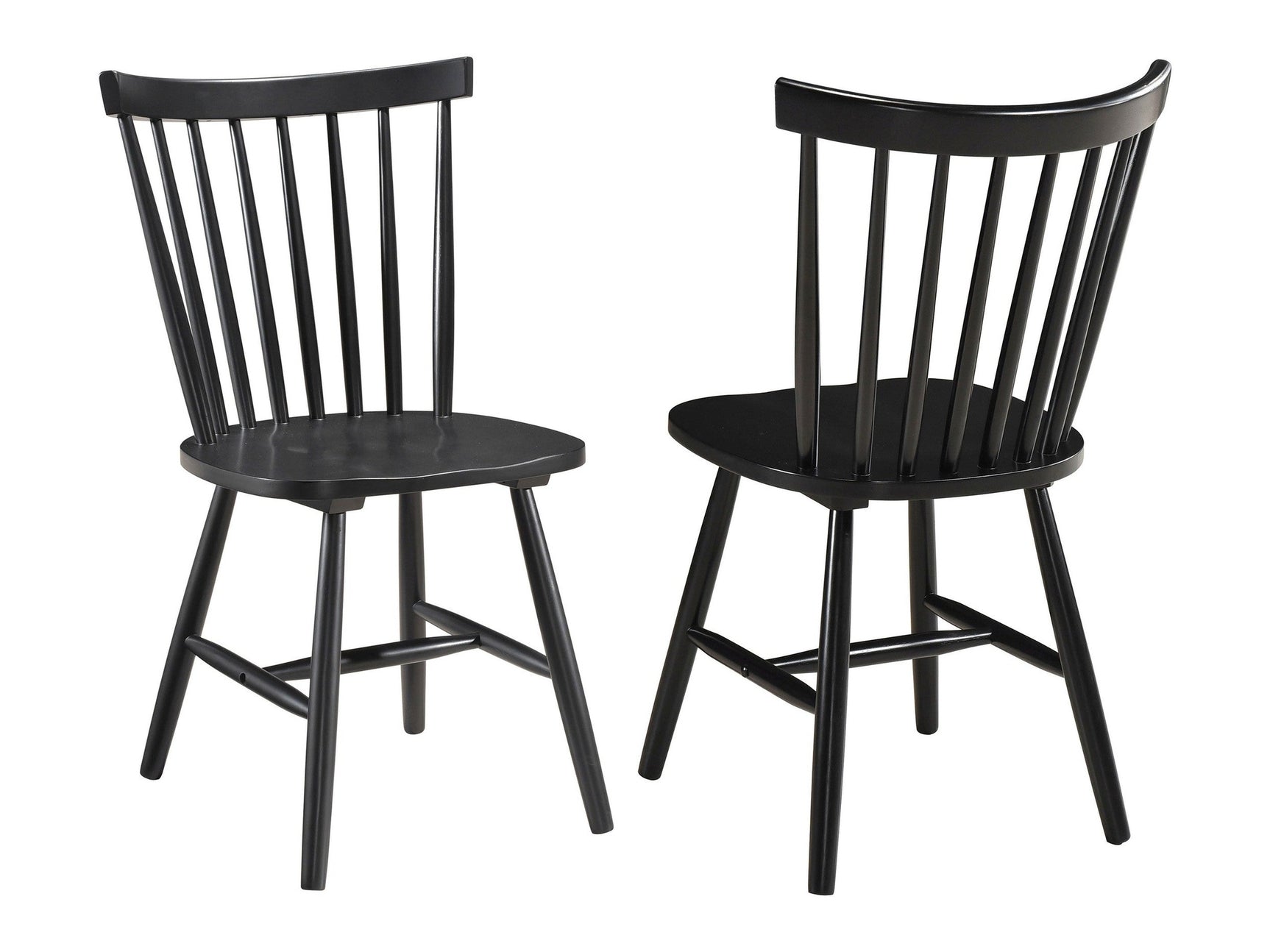 Hollyoak Black Side Chair (Set of 2) - Ornate Home