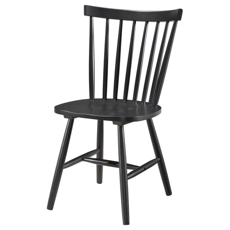 Hollyoak Black Side Chair (Set of 2) - Ornate Home