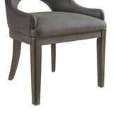 Hollywood Park Dark Grey 5-Piece Standard Height Dining Set - Ornate Home
