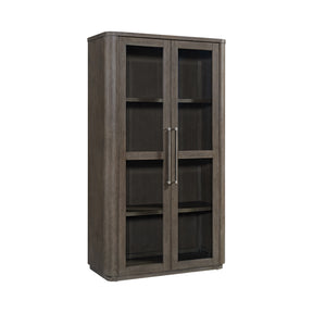 Hollywood Park Dark Grey Curio - Ornate Home