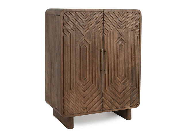 Holmes Artisan Brown Bar Cabinet - Ornate Home