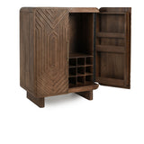 Holmes Artisan Brown Bar Cabinet - Ornate Home