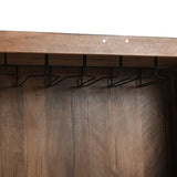 Holmes Artisan Brown Bar Cabinet - Ornate Home