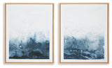 Holport Blue/White Wall Art (Set of 2) (Online Special Price) - Ornate Home